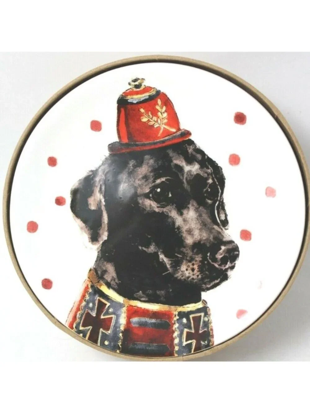 4 Magenta Black Lab Dog 6